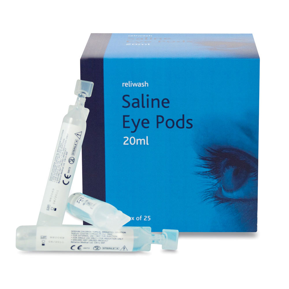Saline Eye Wash Pods
